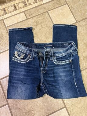 Vigoss Women's Dark Indigo Skinny Stretch Jeans